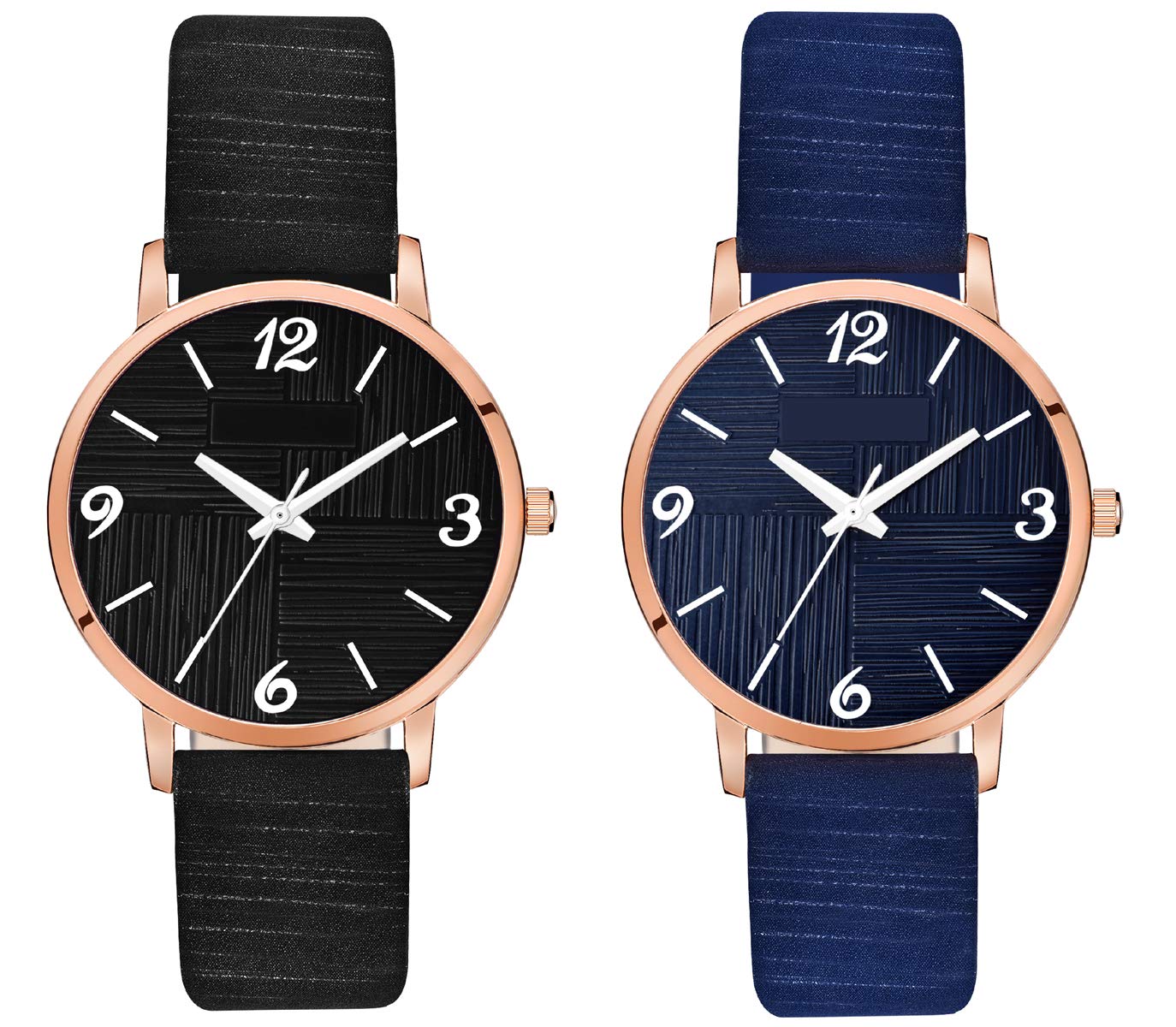 CLOUDWOOD Analog Ladies Wrist Watches Combo Set of Watch for Women Girls (Black & Blue Colored Dial and Strap) -MT319-320 (B08V5RVFFJ) Amazon Price History, Amazon Price Tracker