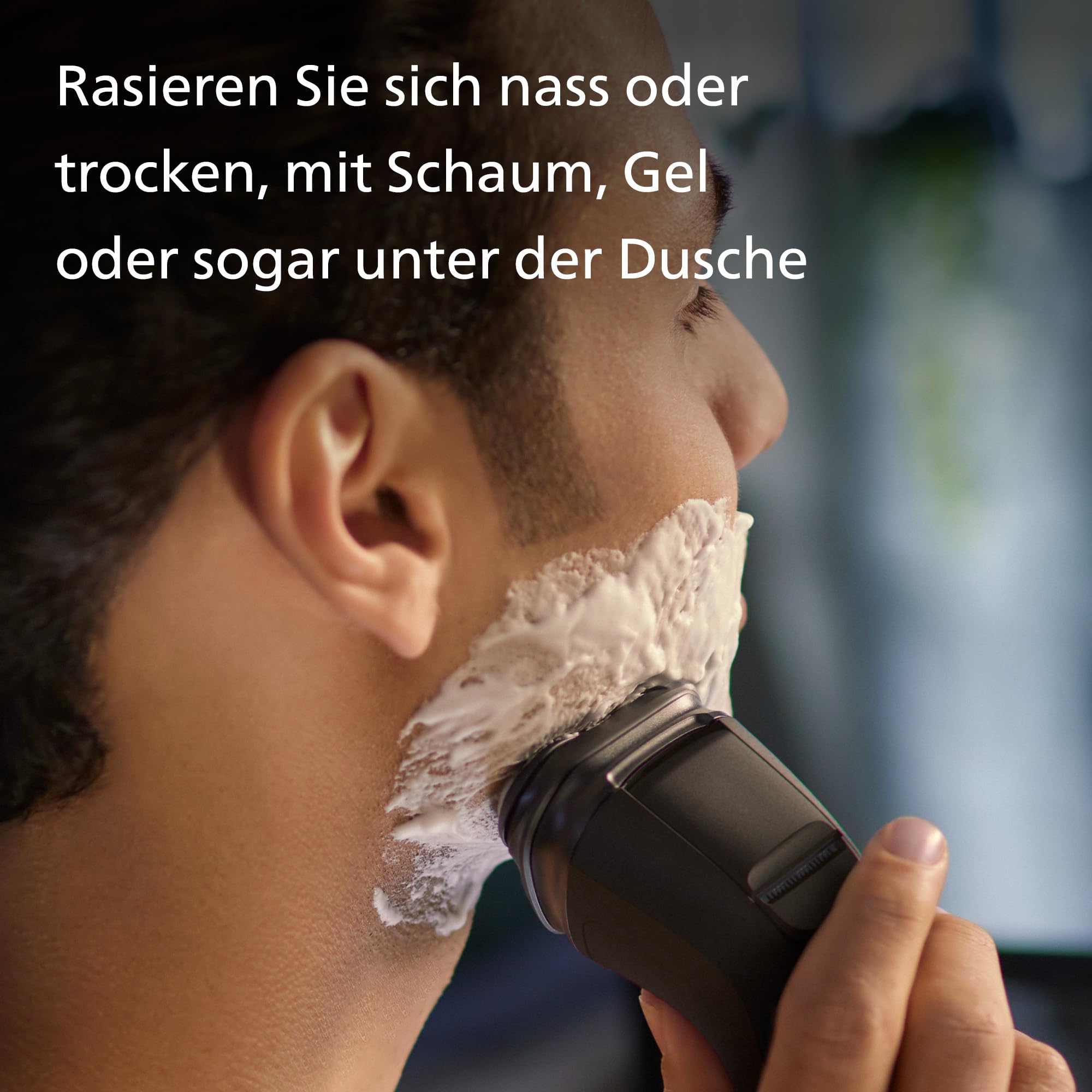 Philips Series 3000X Elektrischer Rasierer für Herren Nass- und Trockenrasur SkinProtect Bartschneider X3001/00