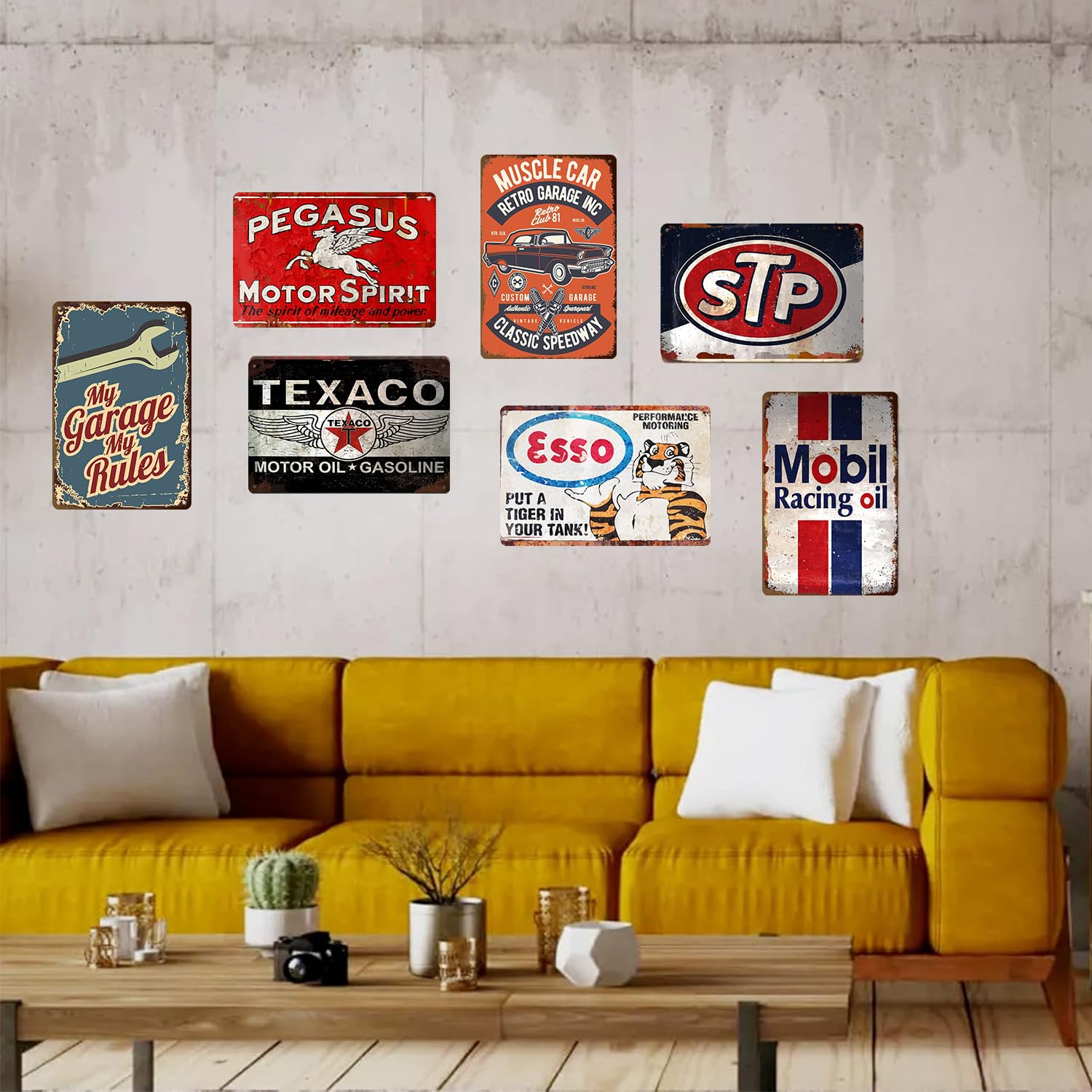 Letrero Metálico Vintage Para Garaje Y Taller (30x40cm) – Regalo Divertido Para Hombre, Cueva, Man Cave