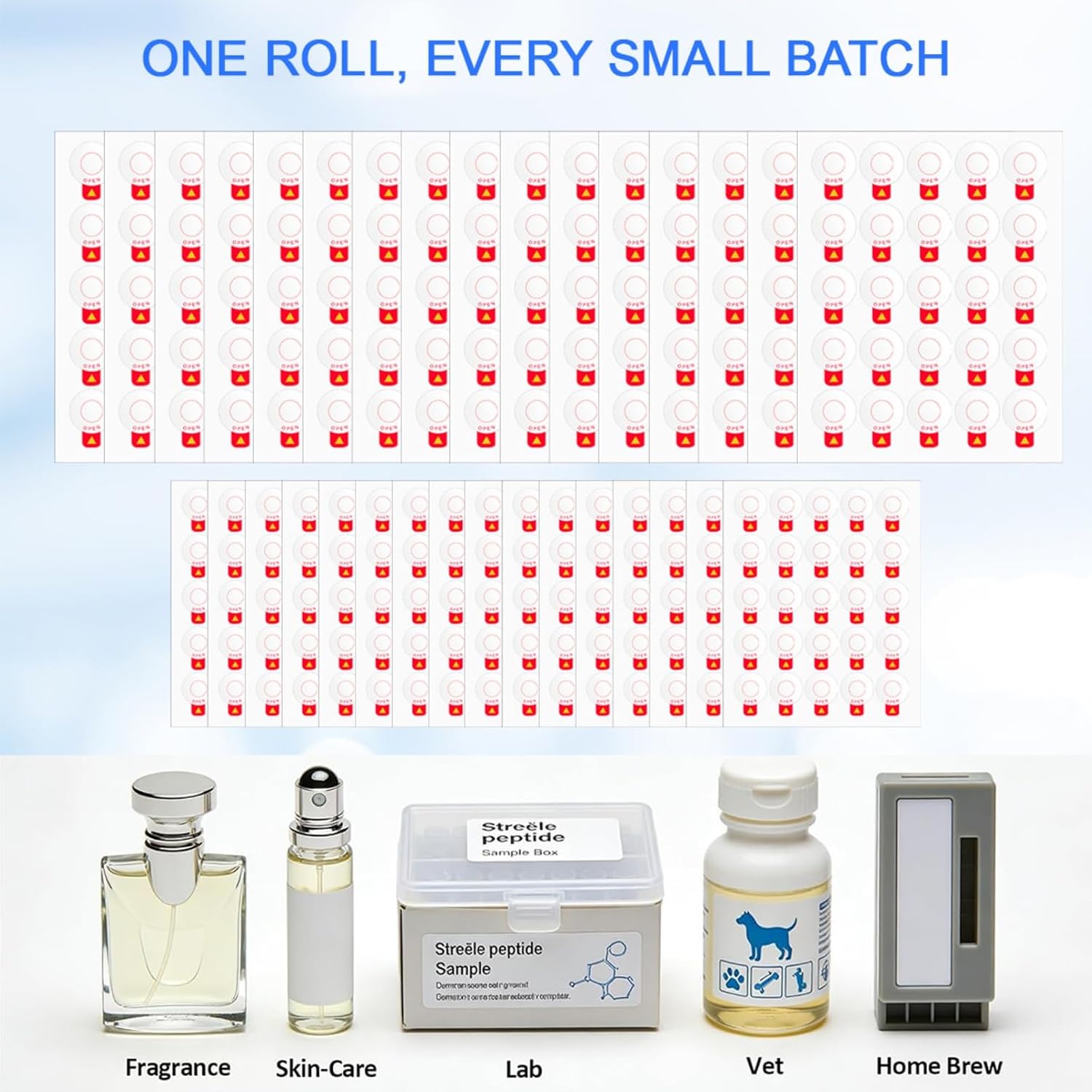 250 Pcs Transparent Vials Sealing Stickers Laboratory Circle Sealing Labels for Aluminum Plastic Caps Leak-Proof Self Adhesive Stickers for 3ml 10ml Glass Vials