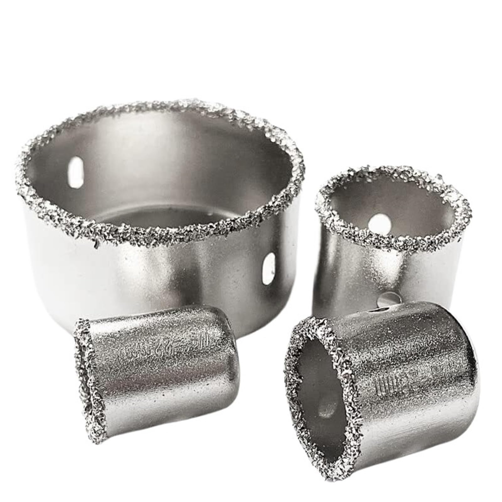 Juego De 9 Brocas De Diamante Con Estuche For Taladro De Corona, For Granito, Mármol, Azulejos, Cerámica, Piedra Y Vidrio.