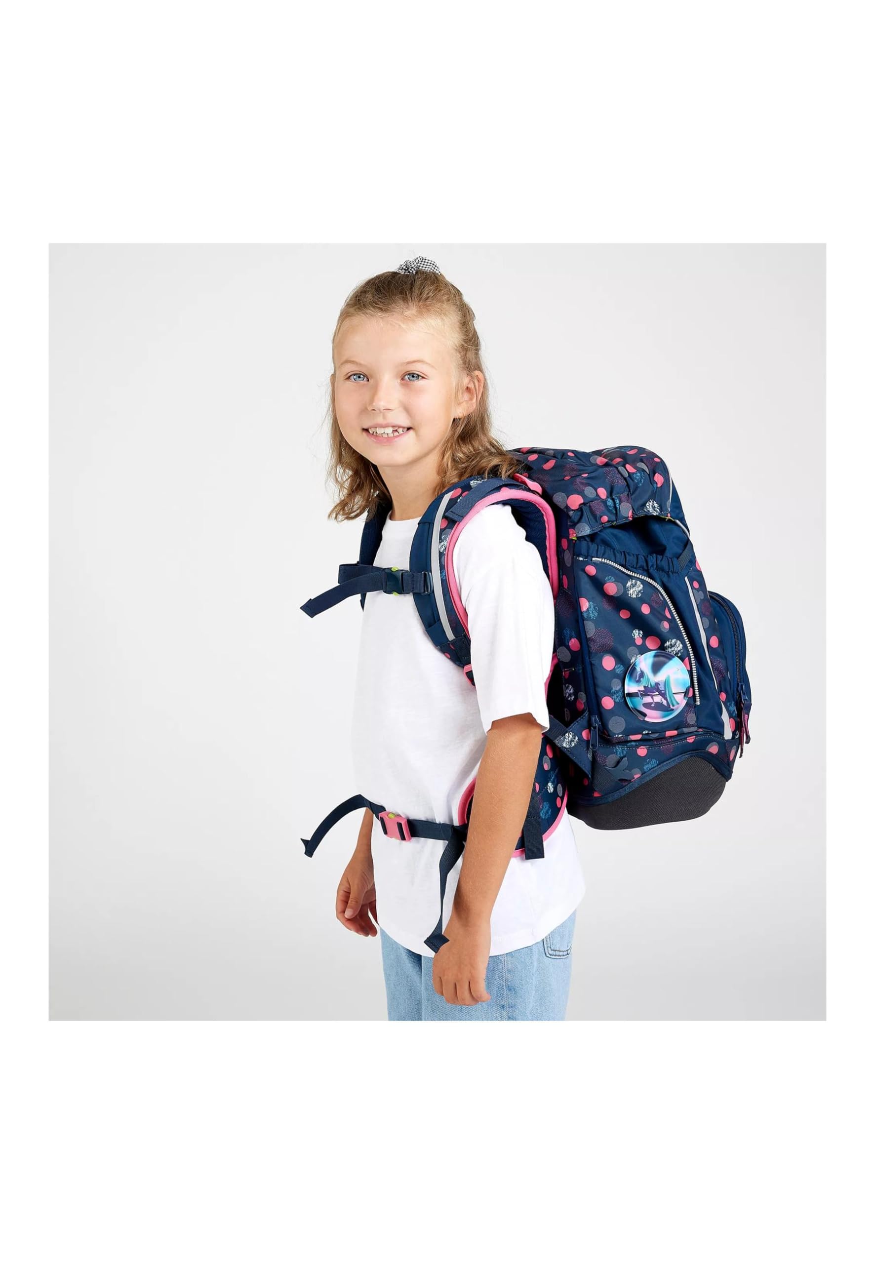 ergobag Pack Set ergonomischer Schulrucksack, Schulranzen, Vorgänger-Kollektion, flexibel 6-teilig 1.Klasse Grundschule