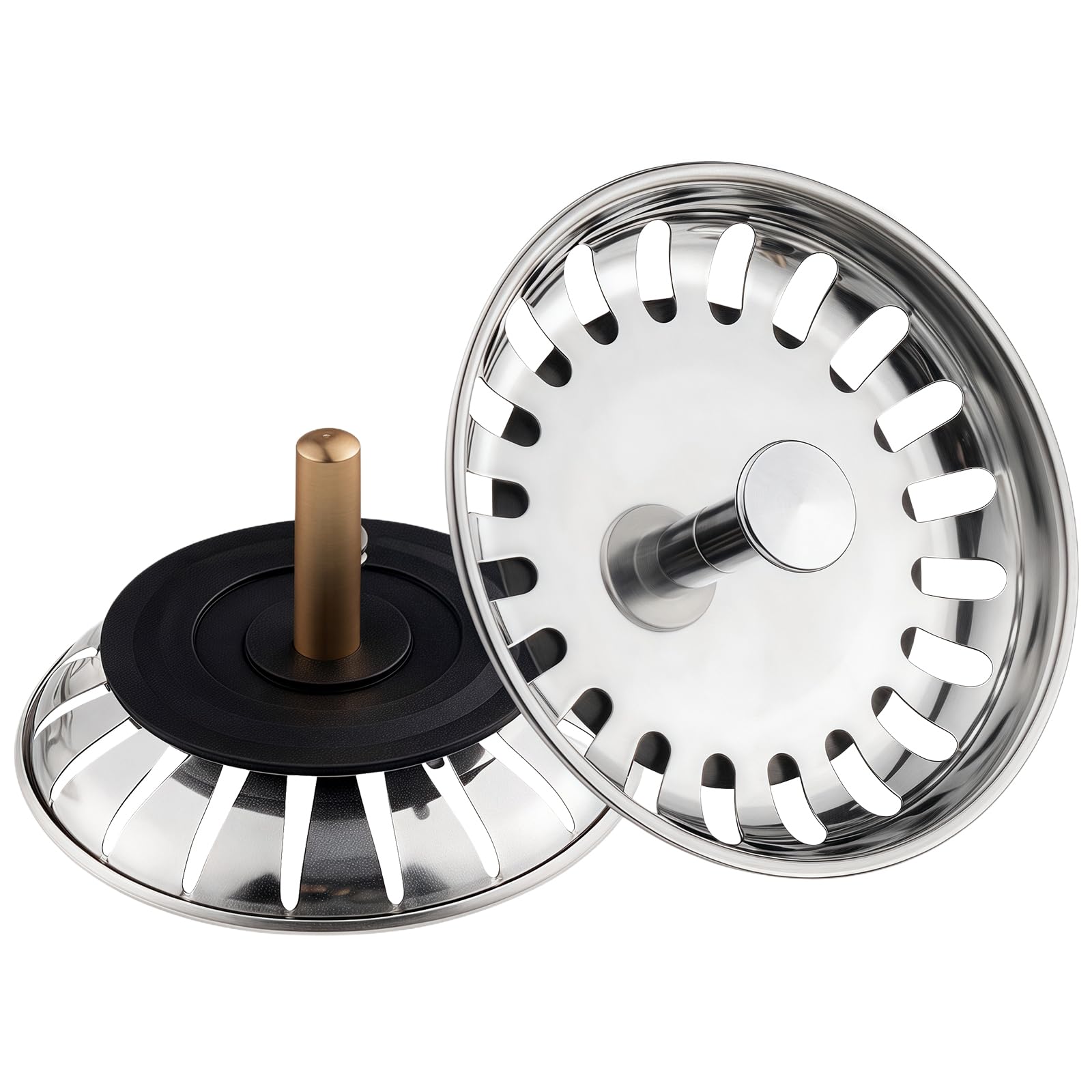 Food Waste Catcher Sink Plugs Not Rusting Designs Debris Filter Plugs for 80 to 82MM Basins Enhances Drainages Efficiency Drain Stoppers