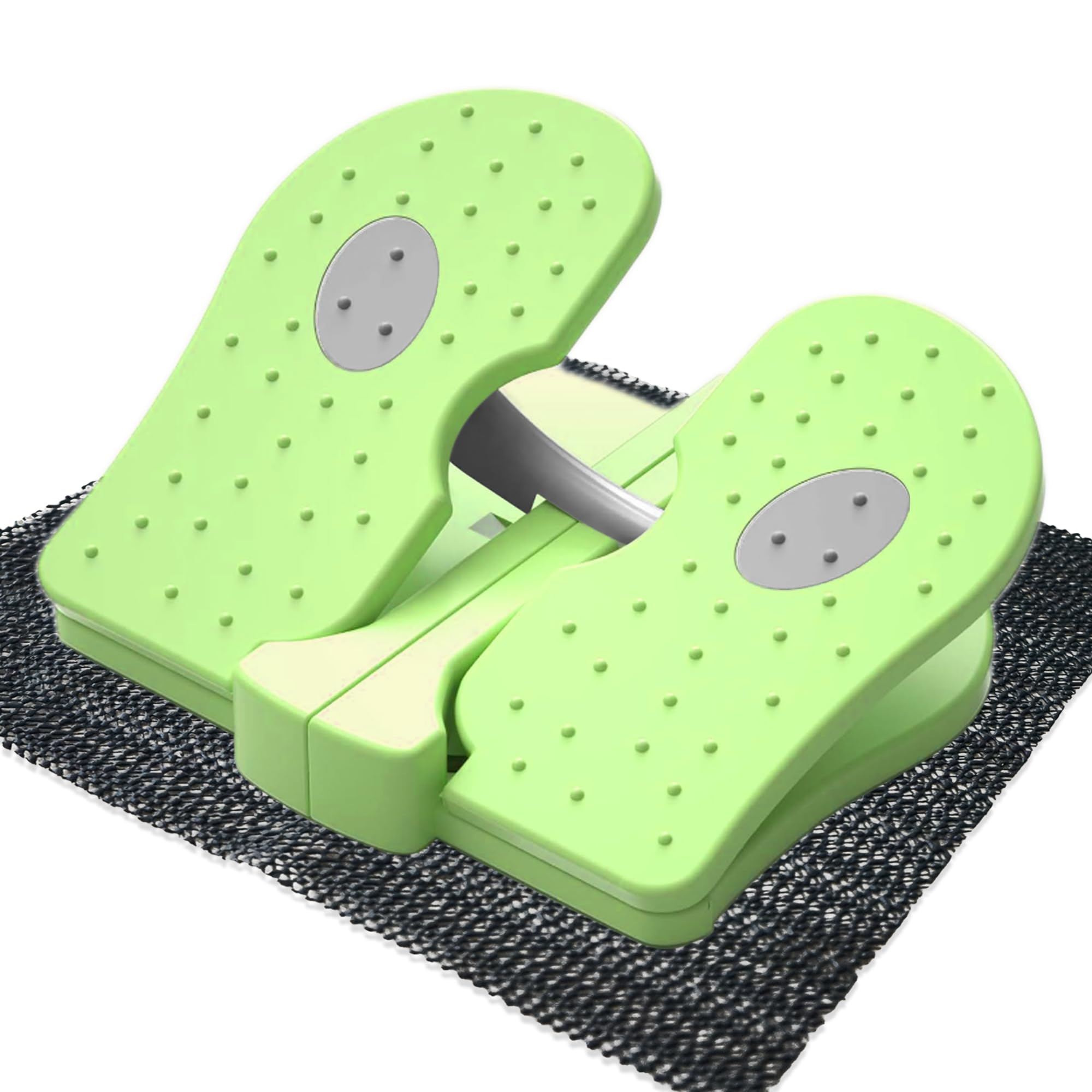 Ejercitador de piernas plegable: ejercitador de pedal portátil para personas mayores, debajo del escritorio, ejercicio de pedales, ejercicio paso a paso para músculos de piernas, alivia las