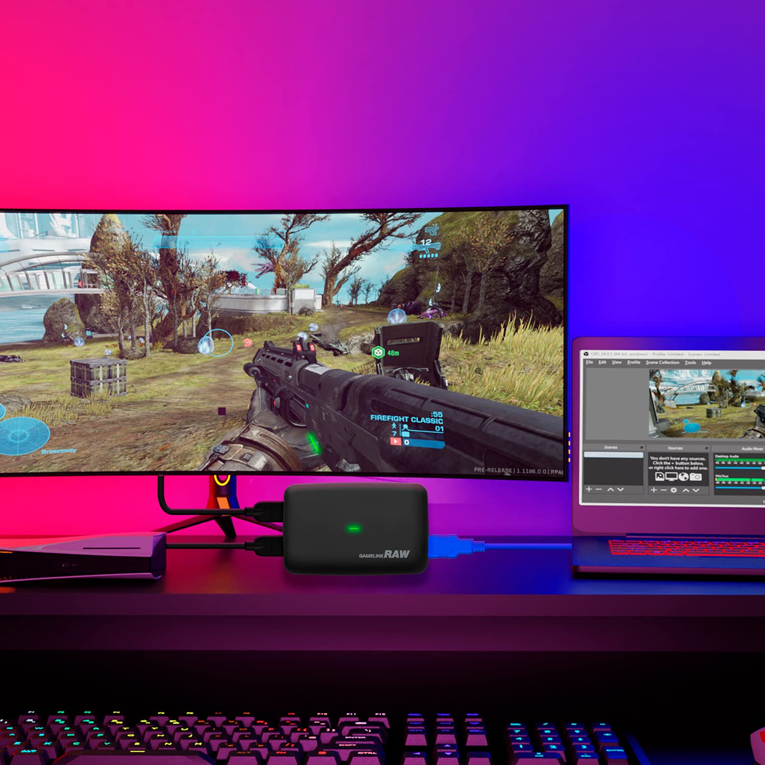 TechSide TSGAME120 Capture Scheda di Acquisizione 1080p 120 | Passthrough 4k 30 fps | Instant Gameview Latenza Ultra Bassa