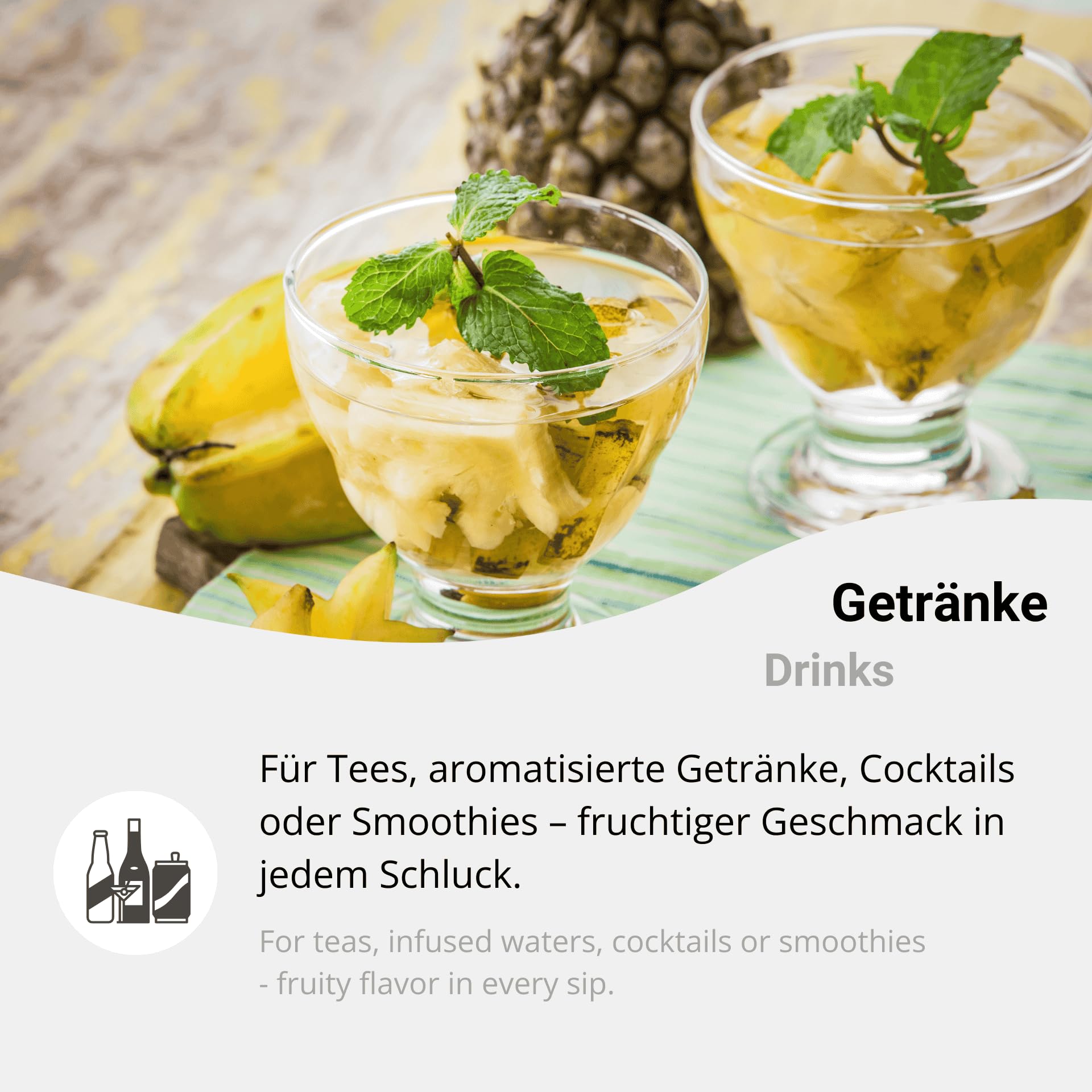 Gefriergetrocknete Ananas Stücke 750g Knuspriger Snack, Ohne Zucker, Vegan
