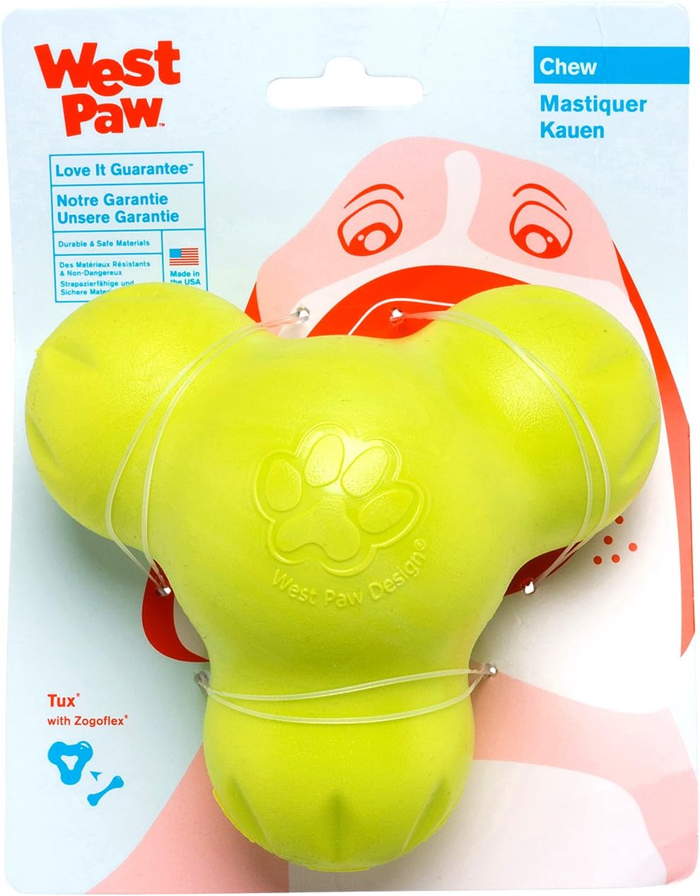 Pet Supplies WEST PAW Zogoflex Toppl Treat Dispensing Dog Toy Bundle