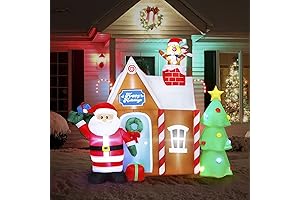 Gingerbread House with Lights