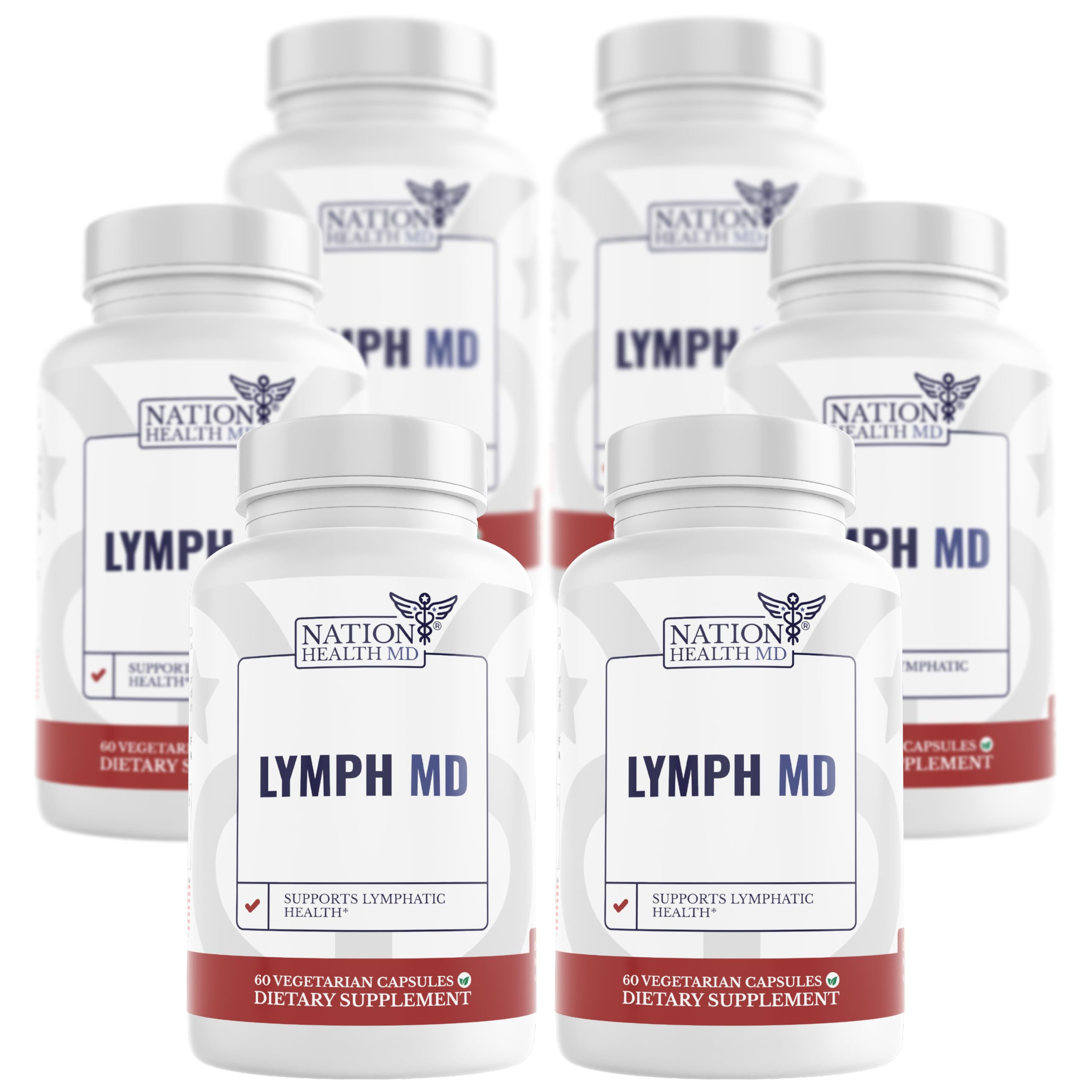 Lymph MD - Lymphatic Drainage Supplement - Lymph System Support for Women Men - with Bromelain Echinacea Burdock
