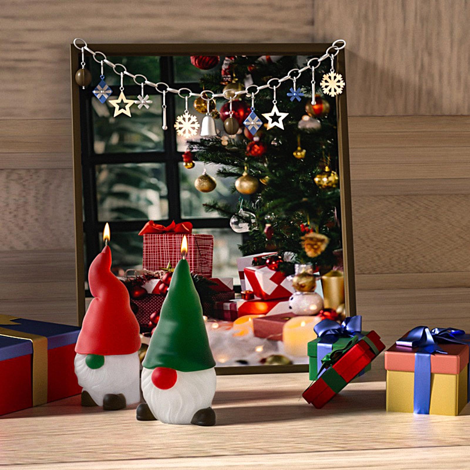 Vela De Navidad Molde De Silicona DIY Reno Hombre De Jengibre árbol Artanía Yo Jabón Rina Cemento Molde Regalo De Navidad - AliExprs 15