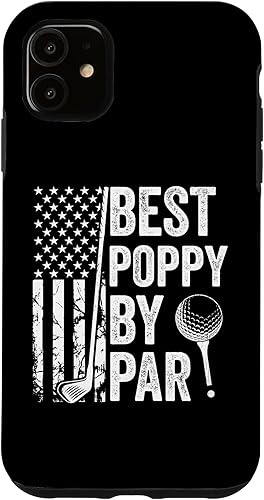 Miniatura 7 de iPhone XXS Best Poppy By Par USA Flag Golf Father's Day Golfing Dad Case