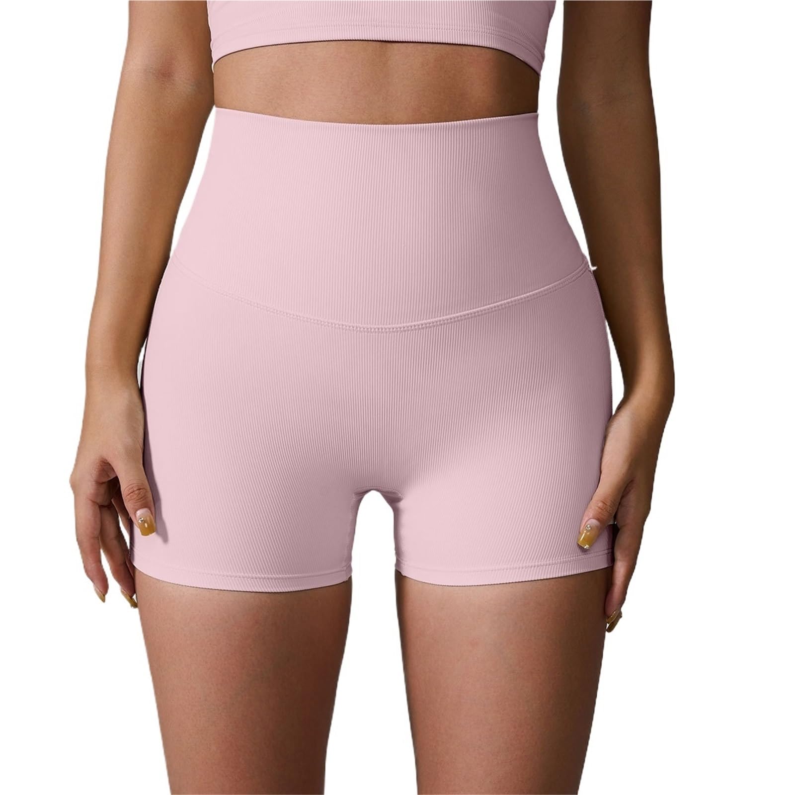 Short De Sport sans Coutures, Croisé dans Le Dos, Taille Haute, Effet Gainant, Pêche, Course À Pied, Séchage Rapide, Fitness, Yoga, Vêtements
