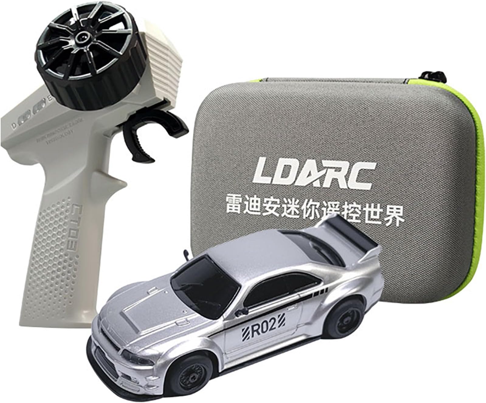 captainrc LDARC 1: 64 Mini Sports Car 4CH 2.4GHz Remote Control Full Scale RT...