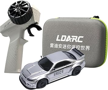 LDARC 164 Mini Sport Car 4CH 2.4GHz Remote Control Full Size RTR Kit with Carrying Bag R02-Silver