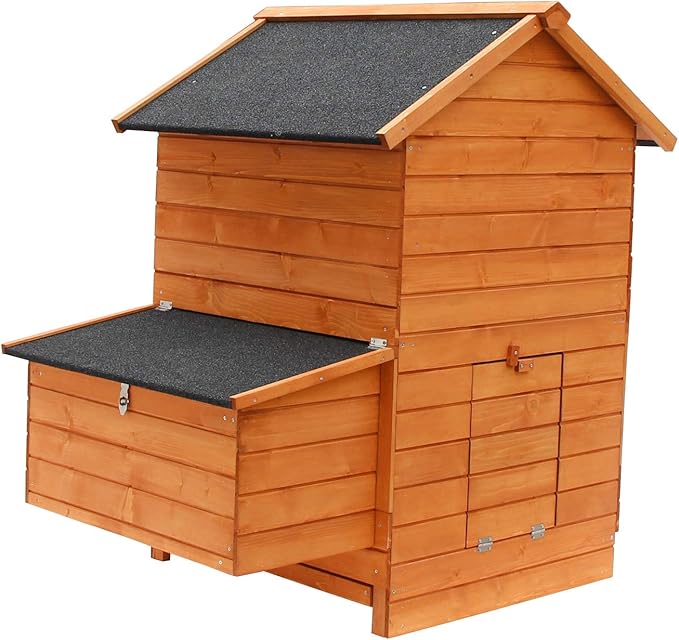 Kinpaw Wooden Chicken Coop Outdoor Large Hen House w