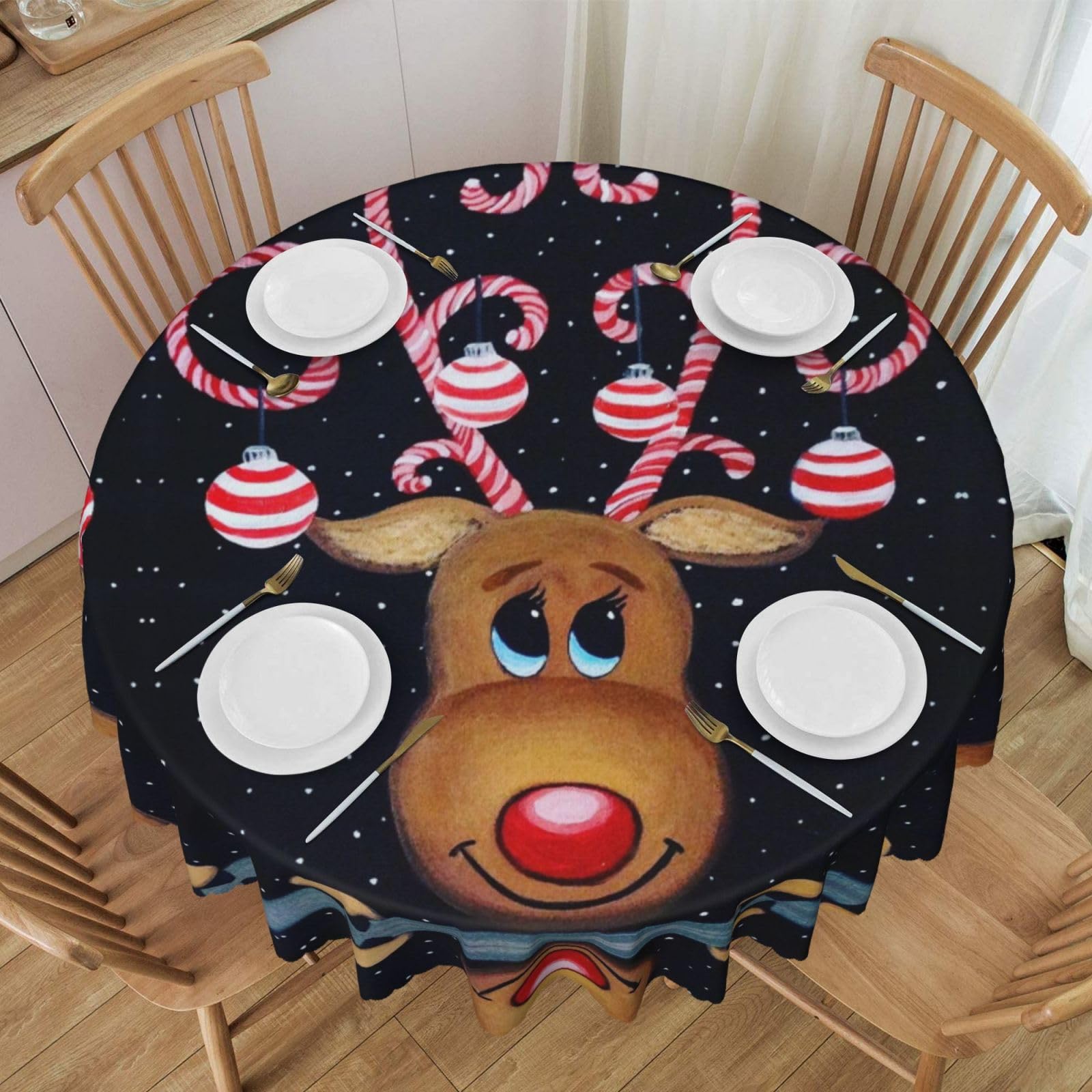 Nappe ronde 152 cm pour pique-nique et terrasse extérieure