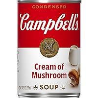 Vista 1 de Campbell's Cream of Mushroom - Sopa condensada de crema de champiñones, lata de 10.5 onzas