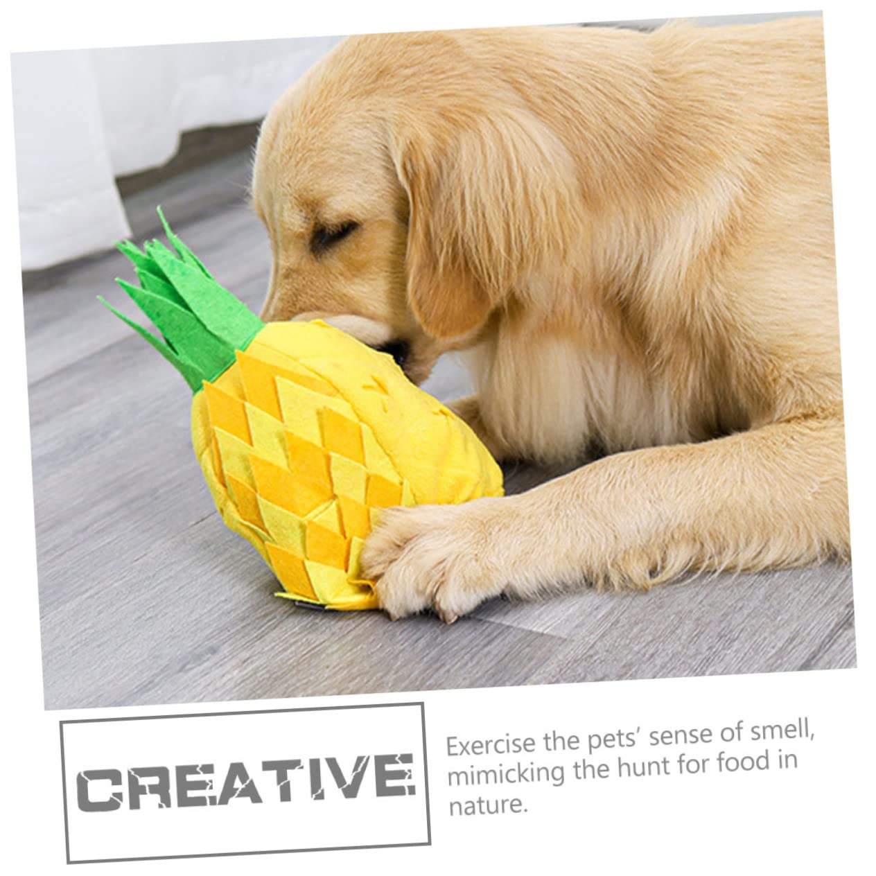 Toddmomy 2piezas Juguete De para Divertido Juguete Piña para Dispensador De Comida Interactivo Estimula El y Reduce El Estrés para Cachorros y