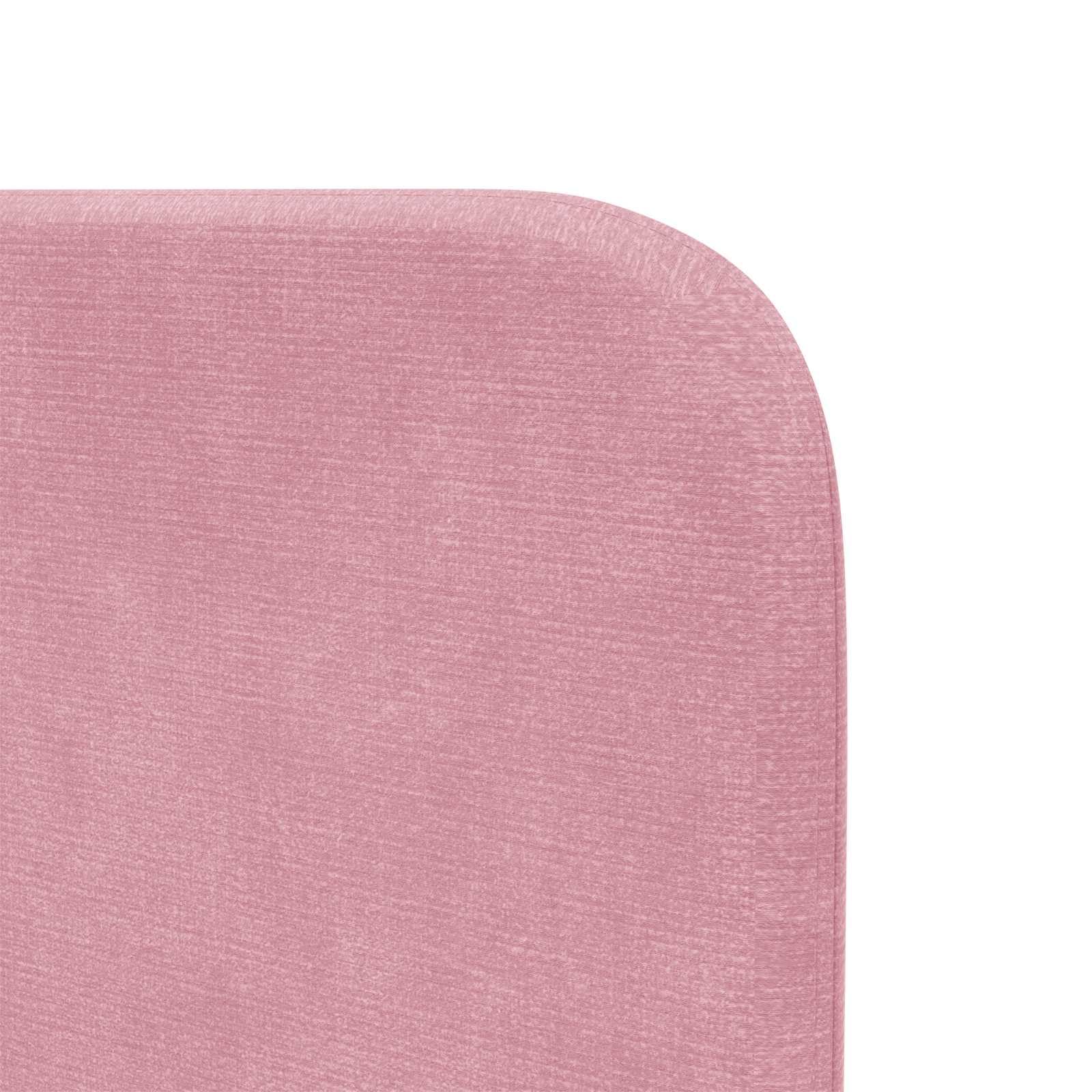 Testiera in velluto rosa, 40,5 x 40,5 x 4 cm, con struttura in legno, per camera da letto, letto matrimoniale, letto singolo, decorazione comoda ed elegante, con supporto per la schiena e