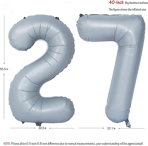 Vista 309 de 40" Macaron purple Number Balloons Helium Foil Mylar Balloon Birthday Party banquet Decoration 9