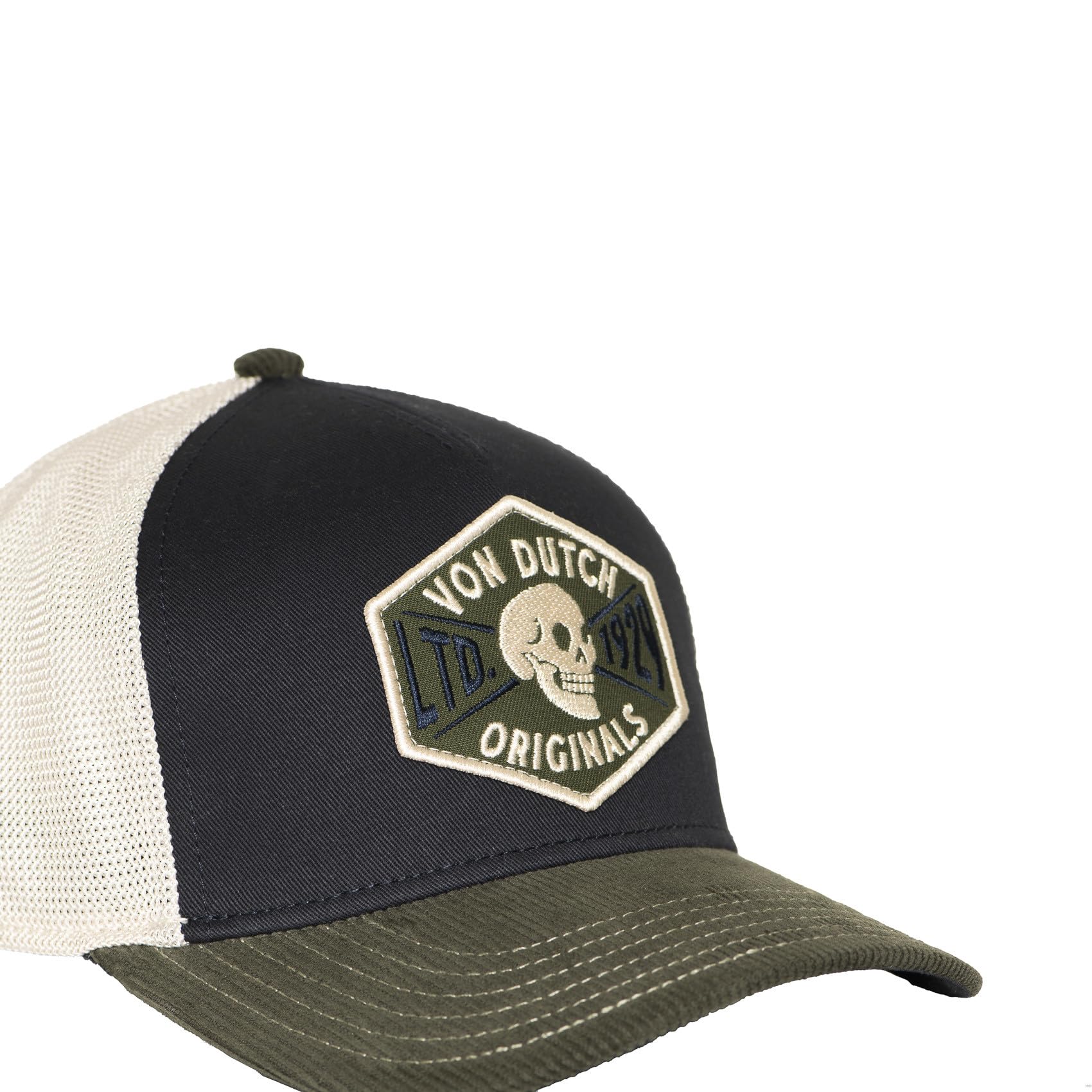 Von Dutch Gorra Hombre y Mujer, Gorra Trucker Ajustable con Snapback