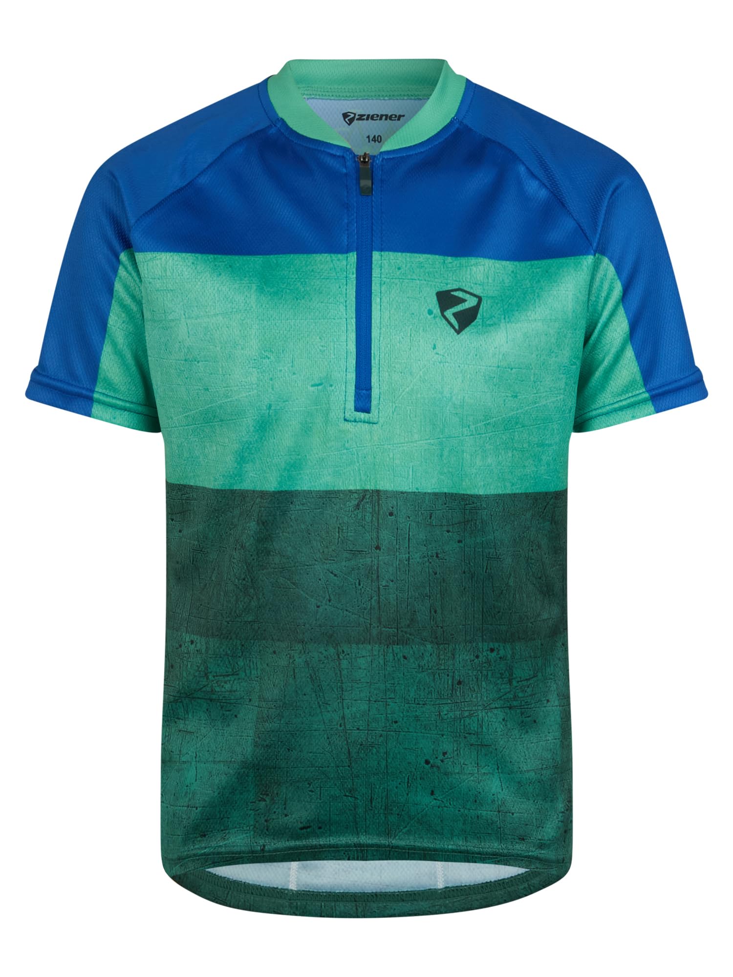 Ziener Nestel Camiseta Funcional para Ciclismo, Exterior, Deporte, Transpirable, de Secado rápido, Manga Larga Unisex niños