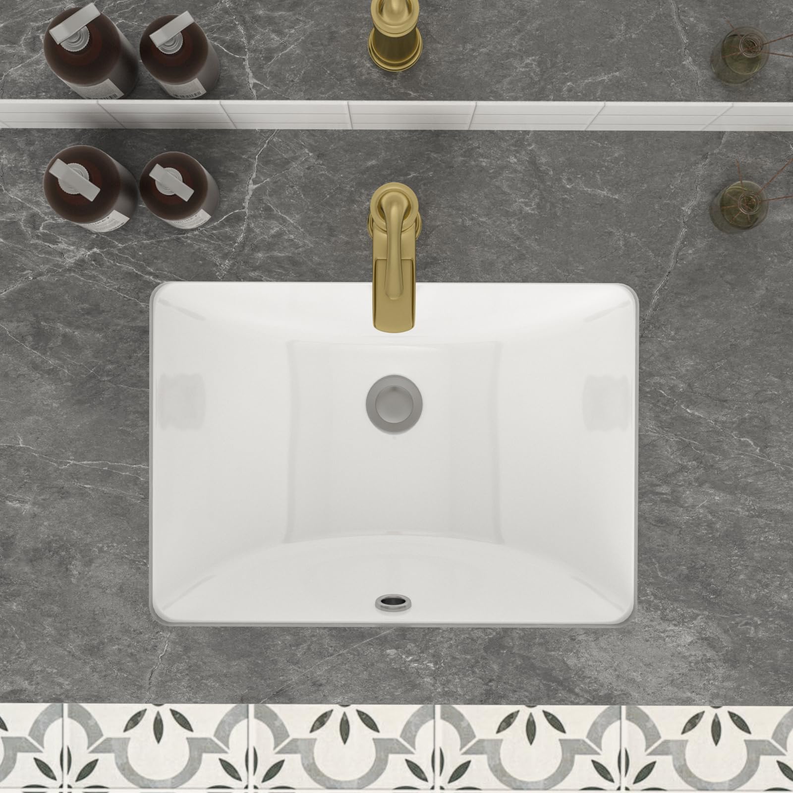 Small Rectangular Undermount Bathroom Sink Rectangular Undermount