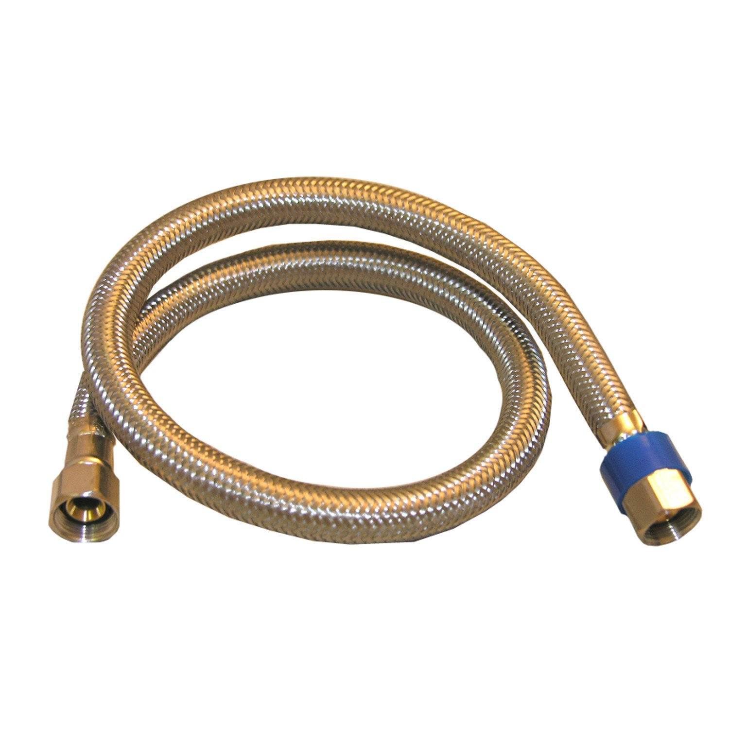 Ligne d'alimentation d'eau LASCO 10-0960 en acier inoxydable tressé pour raccordement fiable