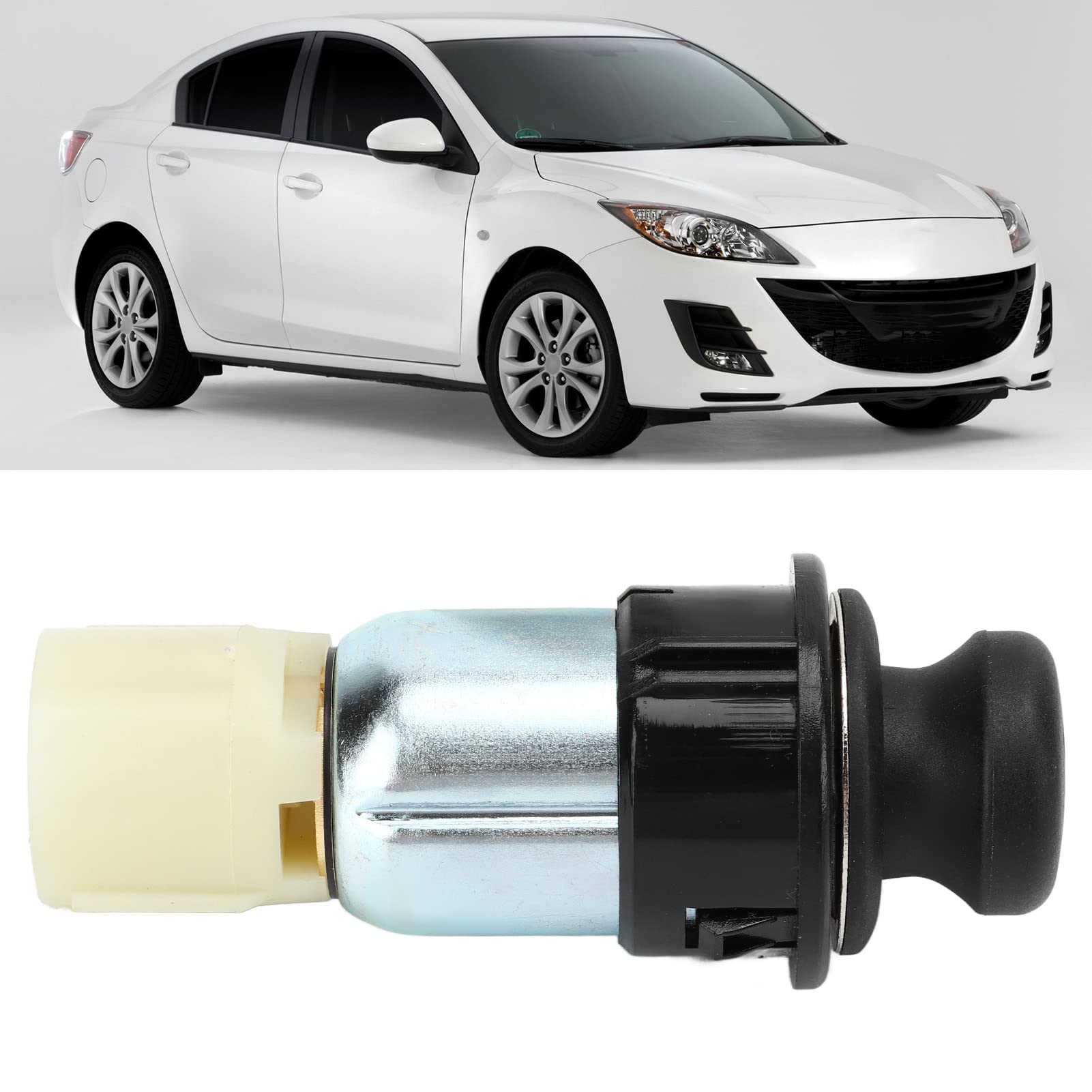 Cigarette Lighter Socket Replacement BBP3 66 250 ABS Material for Mazda 3  (2008 2012), Simple and Stable, Pigtails & Sockets