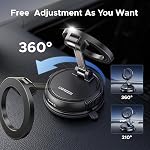 UGREEN Magsafe Car Mount, 360° Support de téléphone magnétique à vide rotatif 2500gf Support de téléphone de voiture avec la coupe d'aspiration, 22xN55 Support d'aimant fort compatible avec iPhone 17 16 Pro Max 15 14 13 12