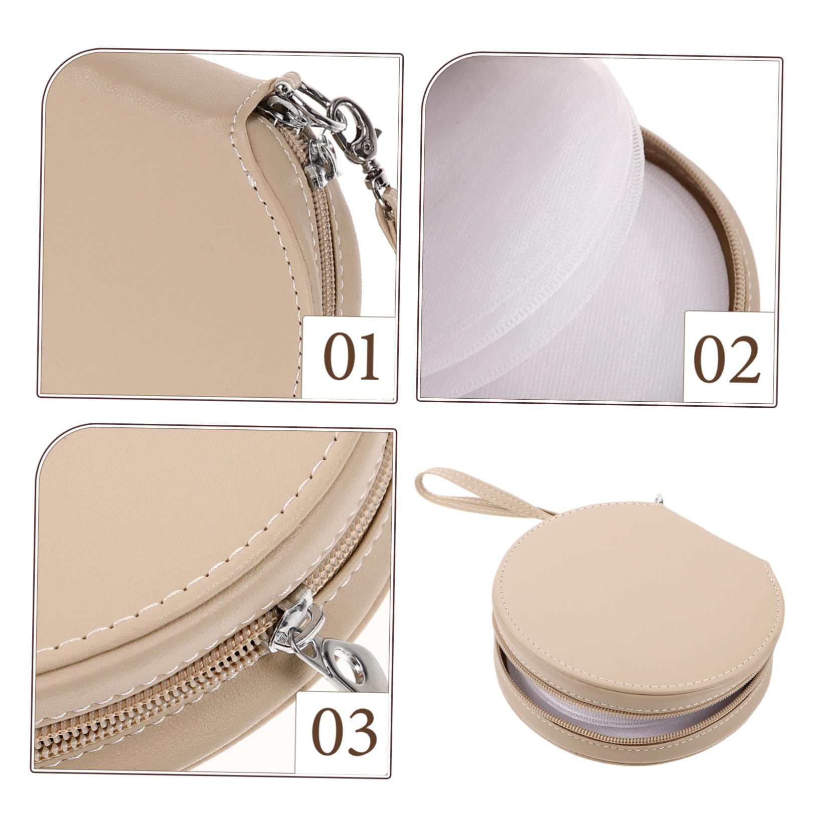 ULTECHNOVO 4pezzi Custodia CD da Auto Elegante e Compatta con capacità per Dischi Porta Dvd e CD Pouch per Viaggi e Uso Quotidiano Facile da Trasportare e Pulire Design Sottile e Moderno