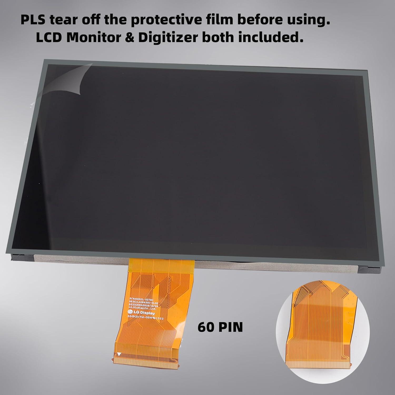 Dasbecan Uconnect 8.4" Navigation LCD Touch Screen 4C UAQ Nav Radio Compatible with Dodge RAM Jeep Chrysler 2017-2022 LA084X01(SL)(02) (Digitizer Included)