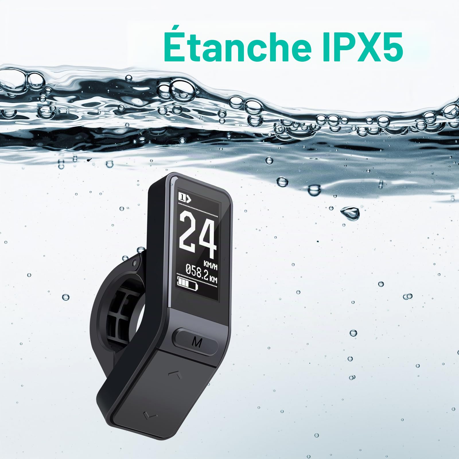 Ebike Écran LCD pour BAFANG BBS01B BBS02B BBS02B BBS HD Mid Drive Moteur Affichage des données