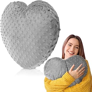 9 lb Sensory Weighted Pillow with Glass Bead Filled, Heavy Soft Versatil...