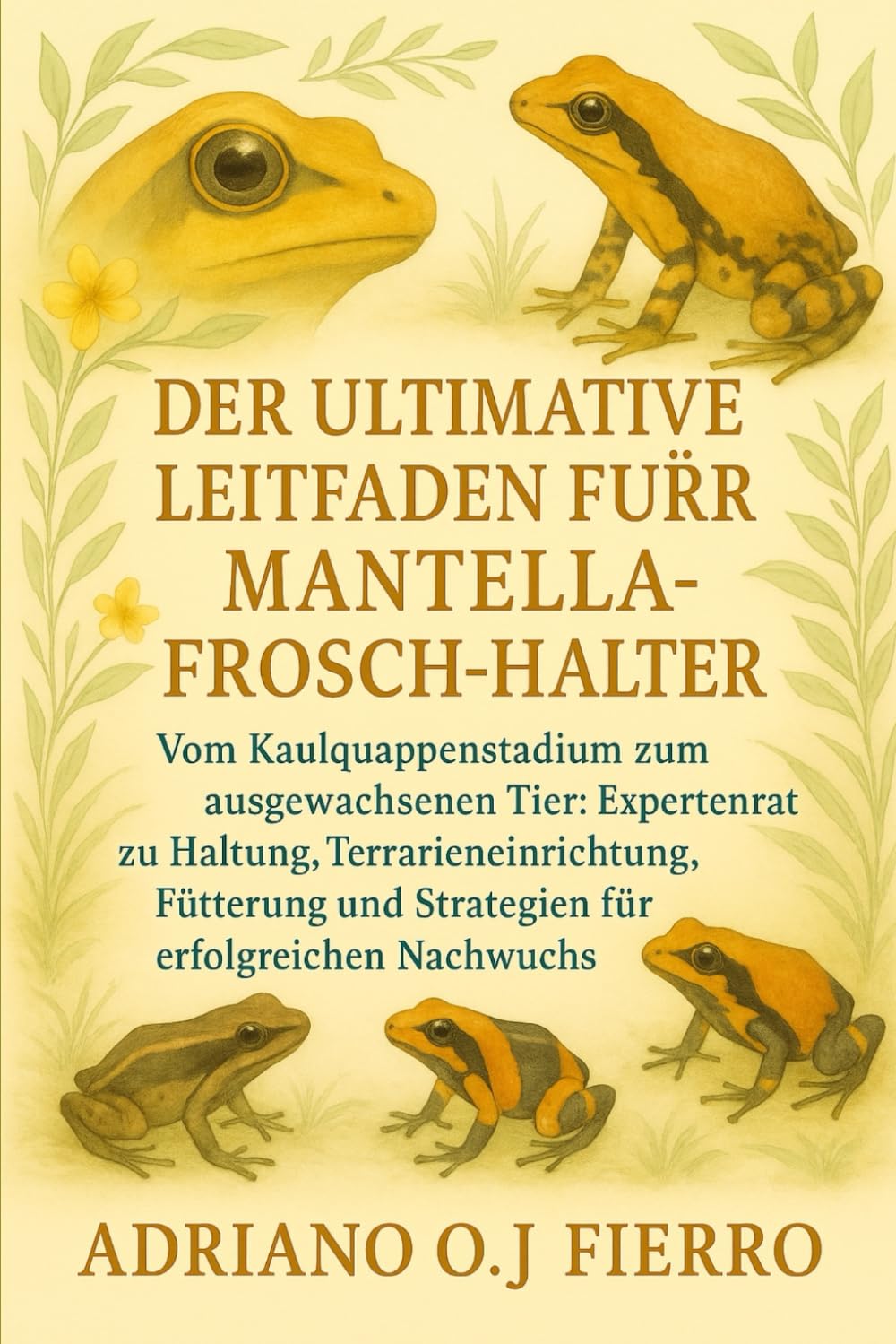 DER ULTIMATIVE LEITFADEN FÜR MANTELLA-FROSCH-HALTER: Vom Kaulquappenstadium zum ausgewachsenen Tier: Expertenrat zu Haltung, Terrarieneinrichtung, Fütterung und Strategien für erfolgreichen Nachwuchs