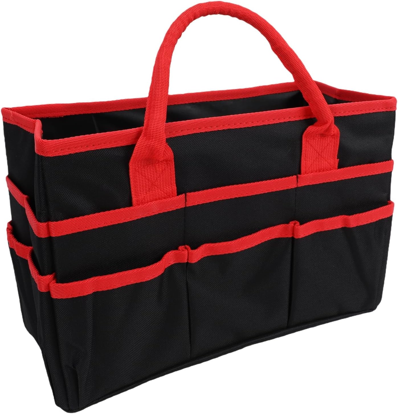Dpofirs Craft Tote with 10 Pockets, Large Capacity Art Storage Bag