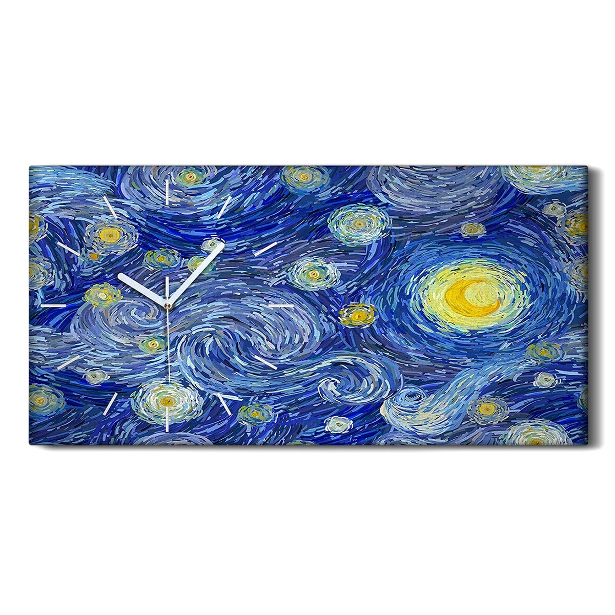 Horloge sur Toile Décoration Salon Chambre Image Art Moderne Abstrait