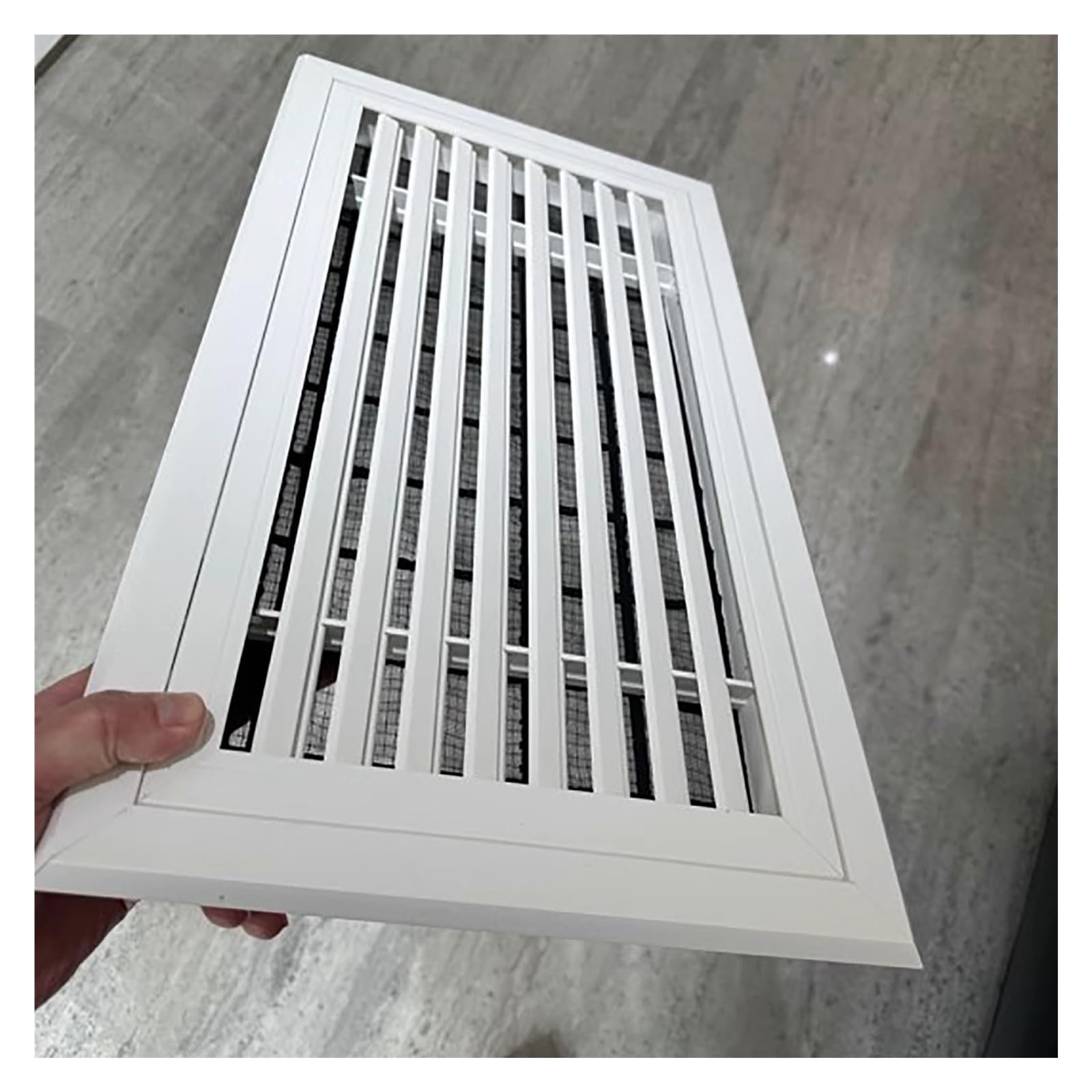 Rejilla Ventilacion Rejilla De Retorno De Aire Para Techos Con Filtro, Rejilla/puerta Extraíble, Cubierta De Ventilación De Aire HVAC Para Baño Y Cocina, Cubierta De Ventilación Rectangular(19x60 cm)