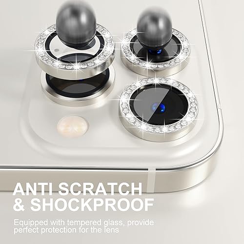 Miniatura 45 de Choiche Protector de lente de cámara compatible con iPhone 14 Pro/iPhone 14 Pro Max, protector de pantalla de vidrio templado 9H, accesorios