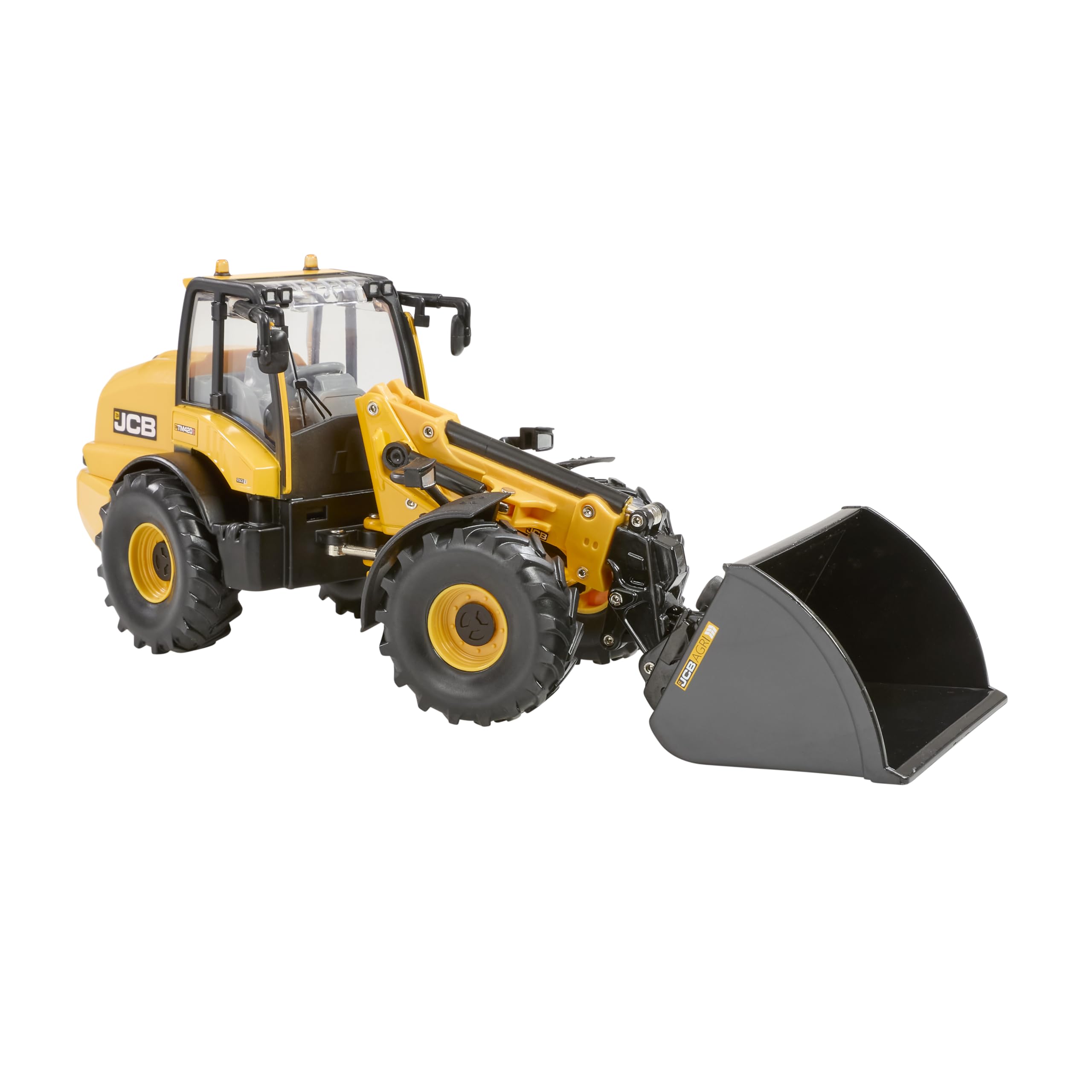Britains JCB TM420S Teleskoplader auf Rädern – Nachbildung im Maßstab 1:32 – Spielzeug-Traktor aus gegossenem Metall und Kunststoff – JCB für Kinder ab 3 Jahren