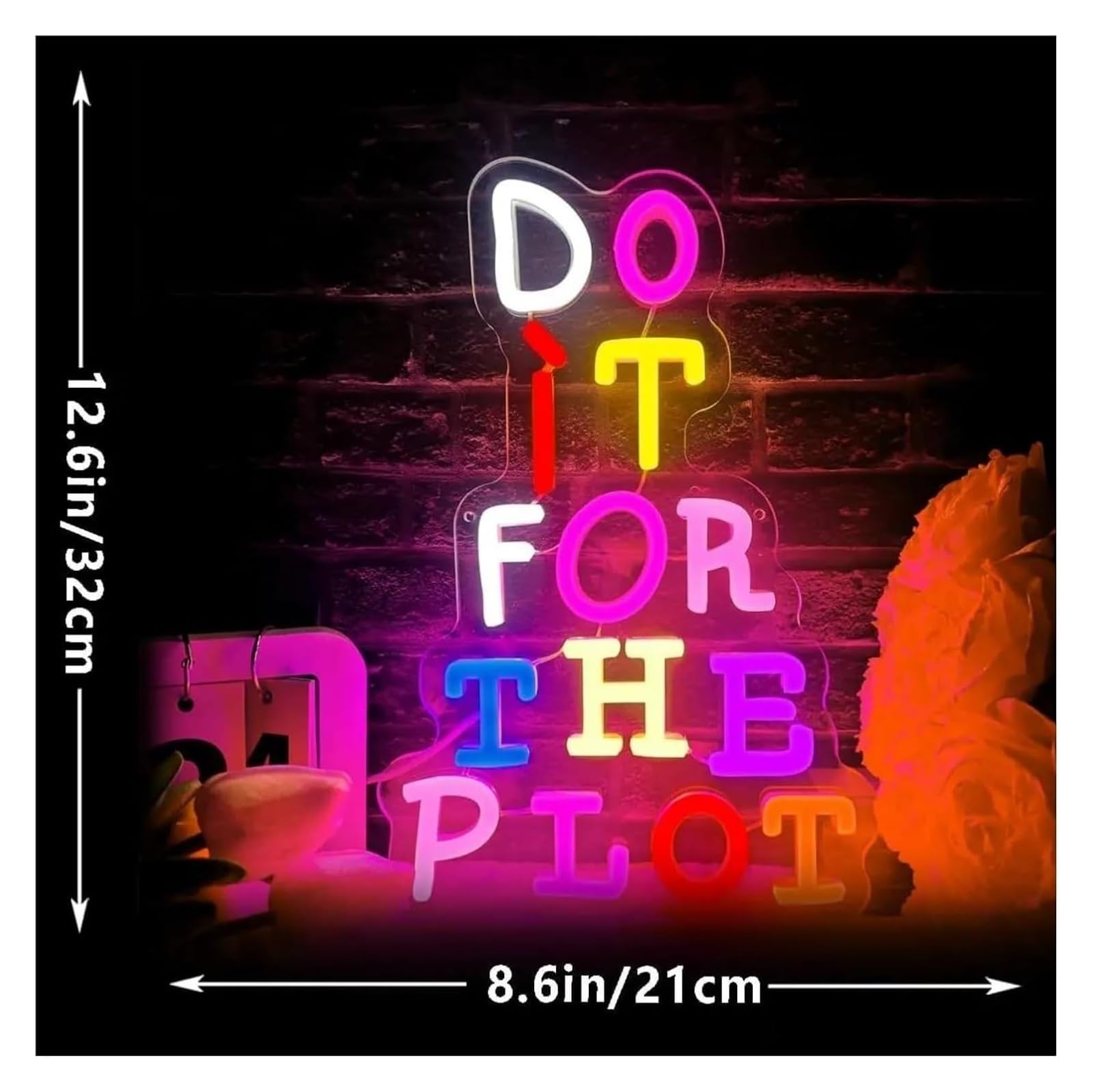 Luz de neón Para letreros de neón eléctricos, Lettera Do It For The Plot ofrece luces ideales para la decoración paredes tiendas