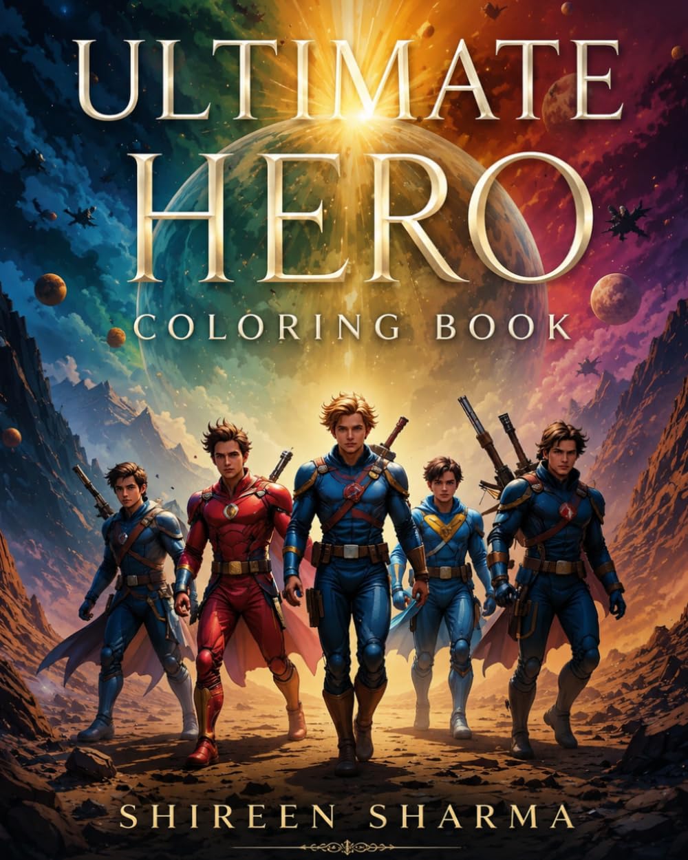 Ultimate Hero Coloring Book