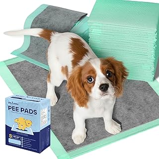 Pawtasy PIPI Matten für Hunde mit Aktivkohle gegen Gerüche Welpen Unterlagen Einweg Puppy Pads Auslaufsicher & Saugstark Trainingspads Weich & Hautfreundlich 56 x 56 cm (100 Stück)