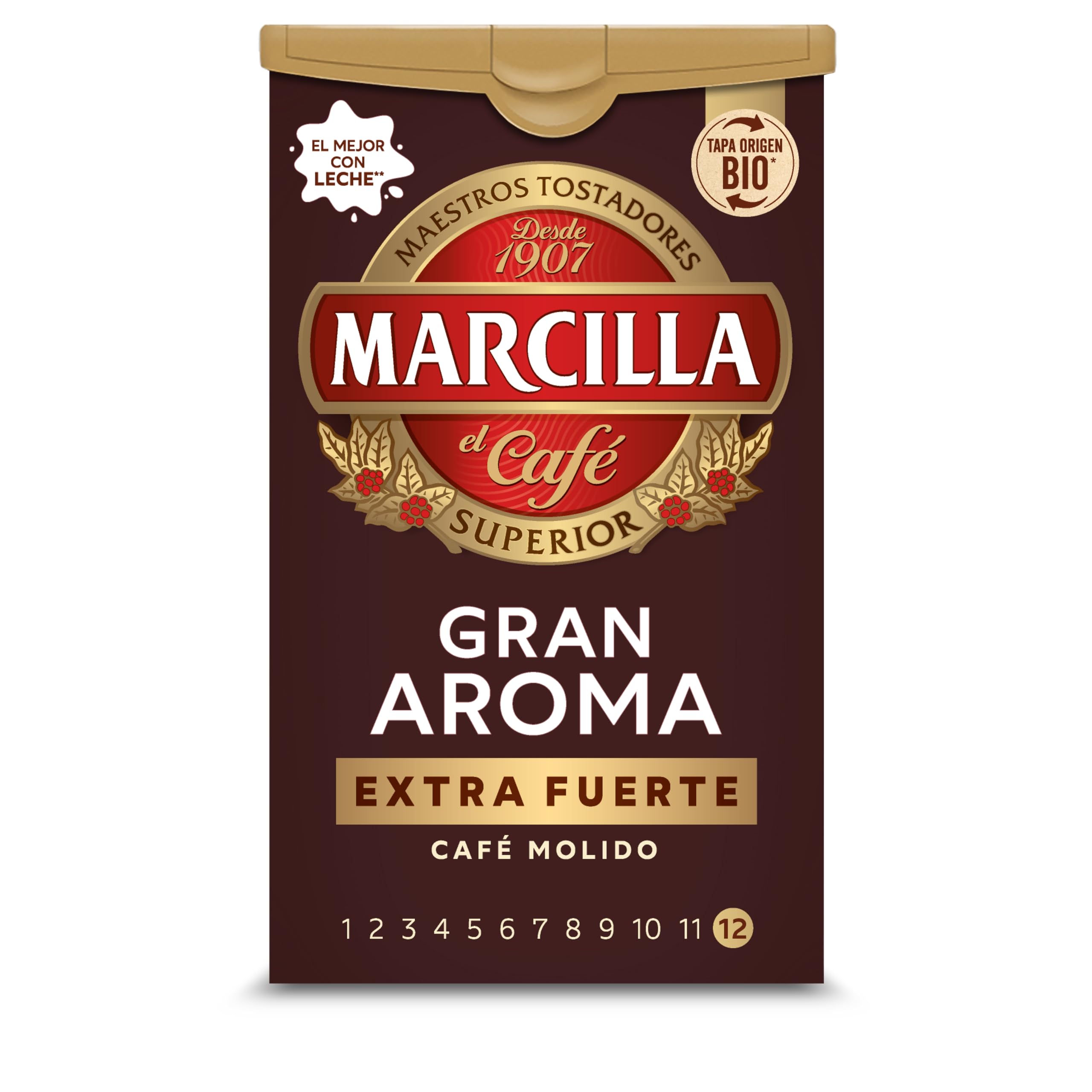 Marcilla Café molido Gran Aroma Extra Fuerte - 6 paquetes de 250 gr