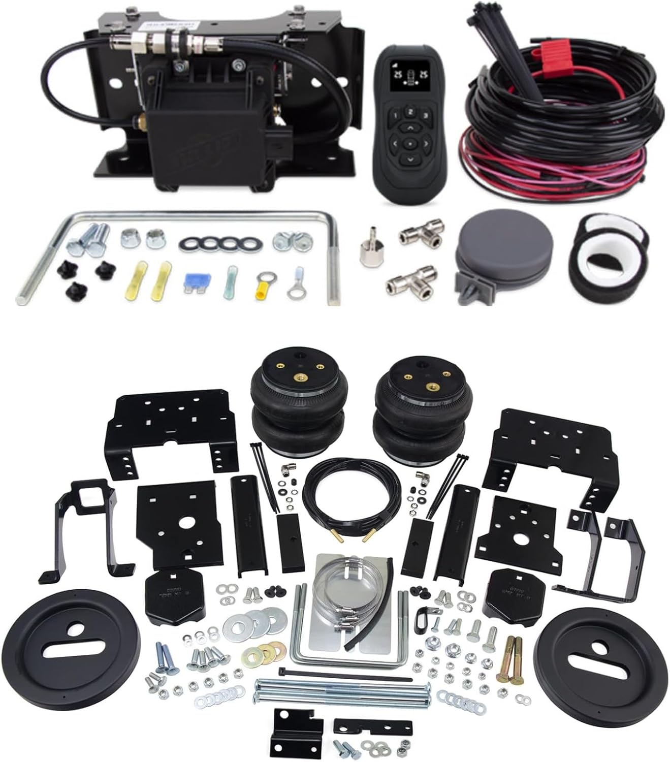 Air Lift LoadLifter 7500 XL Ultimate Air Spring Kit & WirelessAir 2nd Gen Compressor with EZ Mount fits 2017 2022 F450 Super Duty 4WD - TrendsAuto Decal