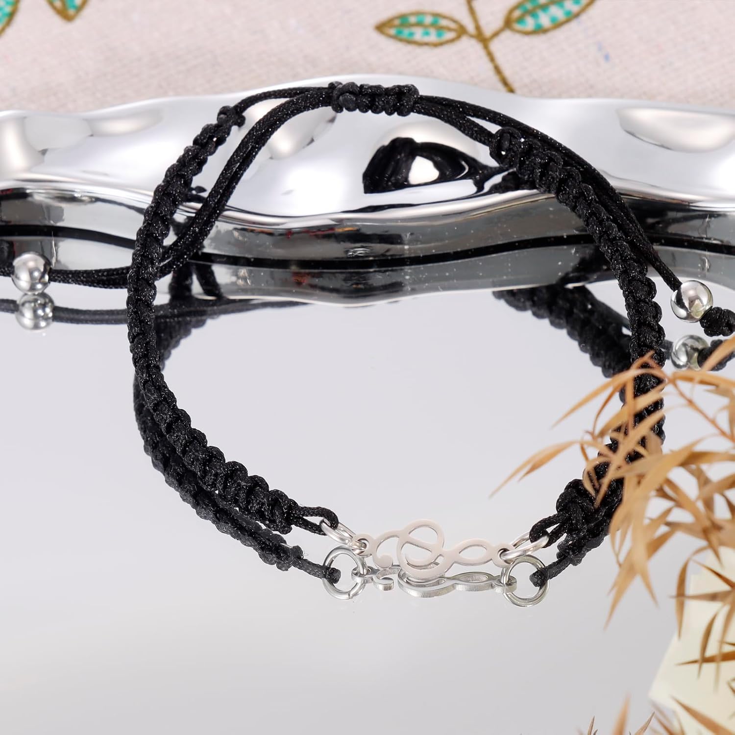 Music Themed Gifts for Women Bracelet Pianist Ornament Music Note Charm Music Teacher Gift - Image 8