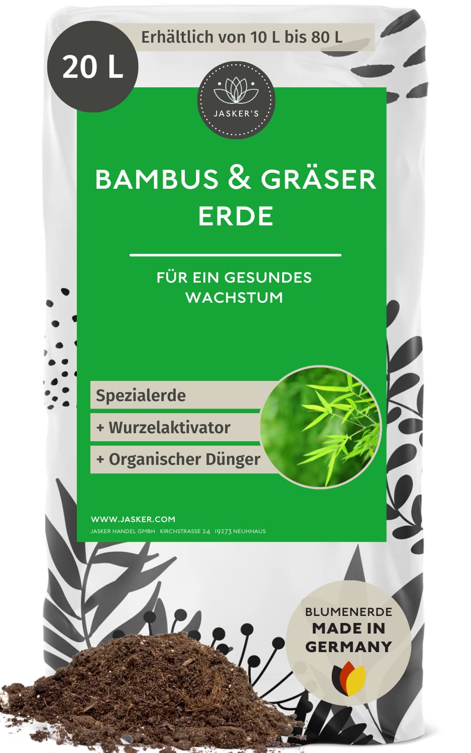 Bambuserde & Grsererde 20 L - Bambus Erde mit 100 Tage NPK Dnger fr  krftige Pflanzen - Luftig lockere Erde fr Bambus & Grser Arten :  Amazon.de: Games