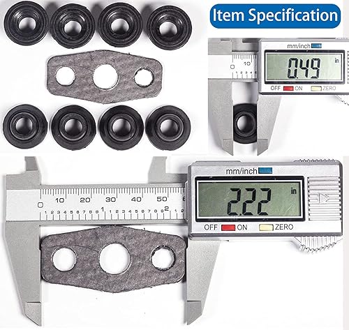 Miniatura 5 de 12637683 VS50504R para Chevy LS1 Silverado válvula cubierta de junta y fabricante de juntas 3oz 1500 2500 3500, Suburbano, Tahoe, Trailblazer, GMC