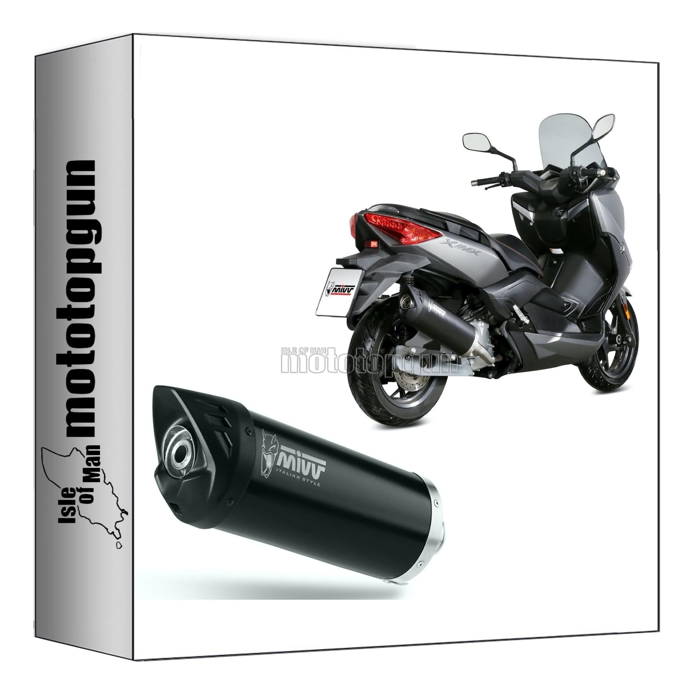 Ligne Racing Mivv No-cat Pour Yamaha X-Max 125 2021-2022