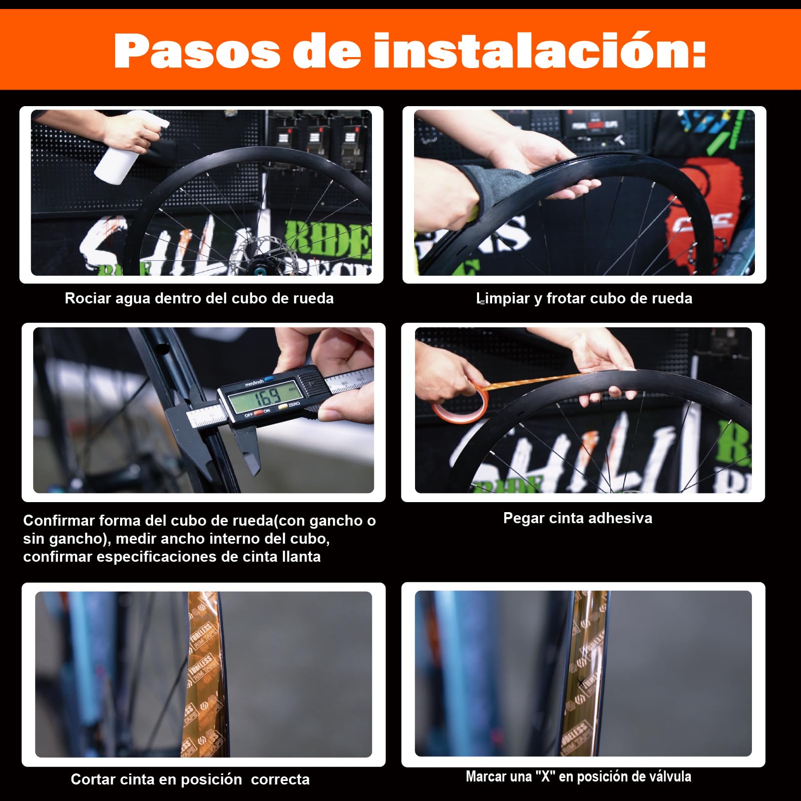 Tubeless-Felgenband, Tubeless-Felgenband, 19 mm/21 mm/23 mm/25 mm/27 mm/30 mm/32 mm/35 mm, Tubeless Rim Tape, für Röhrenräder, Papa, Fahrrad, Straße/Mountainbike, transparent
